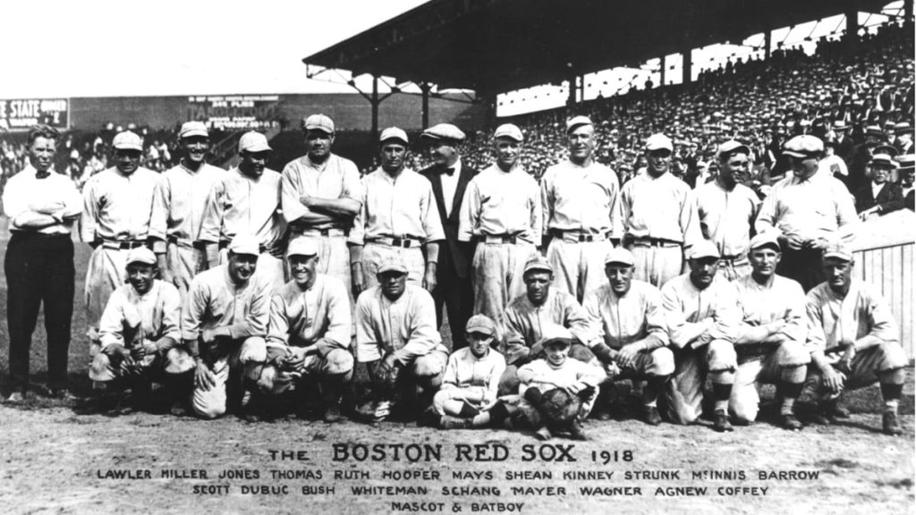 1918 Red Sox team photo