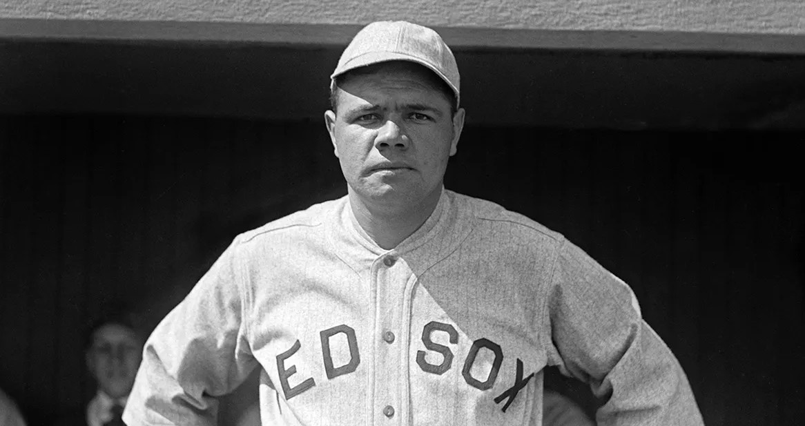 Babe Ruth in 1918 world series